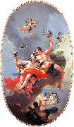 Giovanni Battista Tiepolo The Triumph of Zephyr and Flora Norge oil painting reproduction